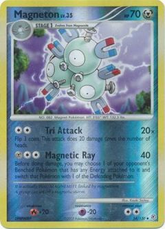 Pokemon Card - Diamond & Pearl 54/130 - MAGNETON Lv. 35 (reverse holo)