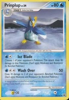 Pokemon Card - D&P: Majestic Dawn 44/100 - PRINPLUP (uncommon)