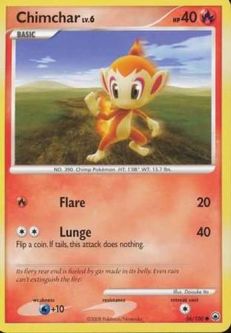 Pokemon Card - D&P: Majestic Dawn 56/100 - CHIMCHAR (uncommon)