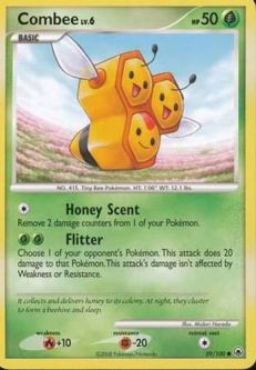 Pokemon Card - D&P: Majestic Dawn 59/100 - COMBEE (uncommon)