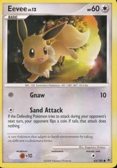 Pokemon Card - D&P: Majestic Dawn 63/100 - EEVEE (uncommon)