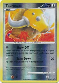 Pokemon Card - Platinum 98/127 - TAUROS Lv.23 (reverse holo)