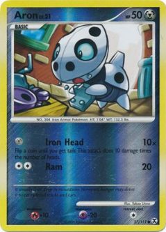 Pokemon Card - PL: Rising Rivals 57/111 - ARON Lv.21 (reverse holo)