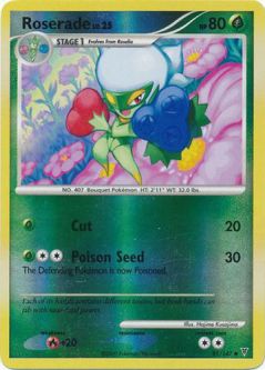 Pokemon Card - PL: Supreme Victors 81/147 - ROSERADE Lv.25 (reverse holo)