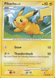 Pokemon Card - PL: Supreme Victors 120/147 - PIKACHU Lv.11 (common)