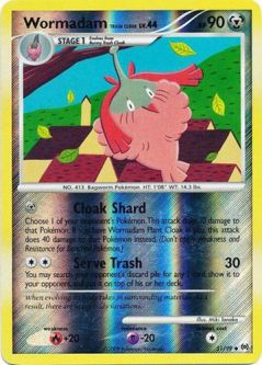 Pokemon Card - PL: Arceus 51/99 - WORMADAM (Trash Cloak) Lv.44 (reverse holo)