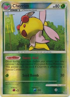 Pokemon Card - HS: Unleashed 28/95 - CHERRIM (reverse holo)