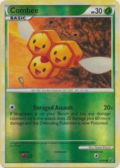 Pokemon Card - HS: Undaunted 44/90 - COMBEE (reverse holo)