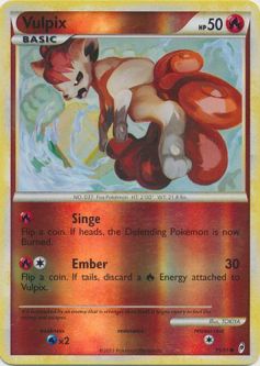 Pokemon Card - Call of Legends 75/95 - VULPIX (reverse holo)