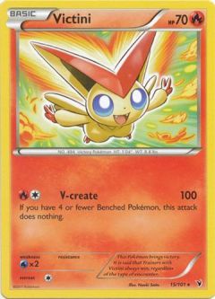 Pokemon Card - B&W: Noble Victories 15/101 - VICTINI (theme deck exclusive rare)