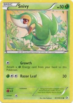 Pokemon Card - B&W: Legendary Treasures RC1/RC25 - SNIVY (common)