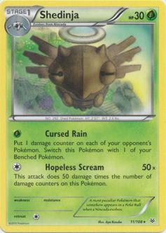 Pokemon Card - XY: Roaring Skies 11/108 - SHEDINJA (rare)