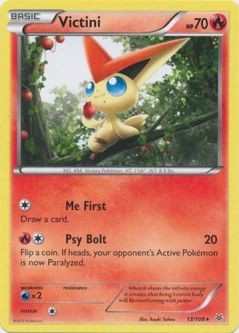 Pokemon Card - XY: Roaring Skies 13/108 - VICTINI (rare)