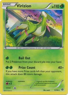 Pokemon Card - XY: Ancient Origins 12/98 - VIRIZION (holo-foil)