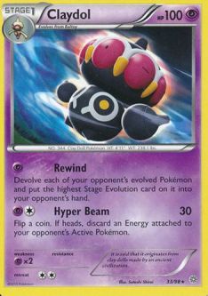 Pokemon Card - XY: Ancient Origins 33/98 - CLAYDOL (rare)