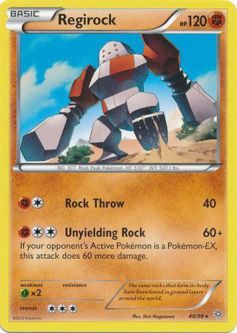 Pokemon Card - XY: Ancient Origins 40/98 - REGIROCK (rare)