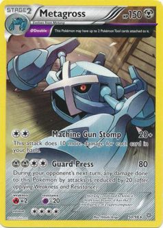 Pokemon Card - XY: Ancient Origins 50/98 - METAGROSS (rare)