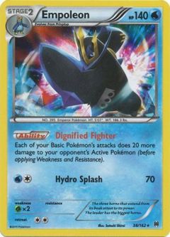 Pokemon Card - XY: BREAKthrough 38/162 - EMPOLEON (holo-foil)