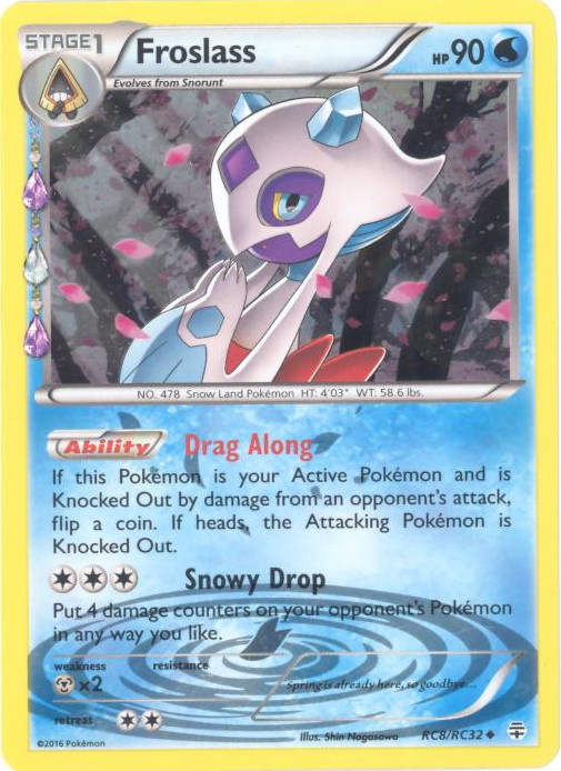 Pokemon Card - Generations RC8/RC32 - FROSLASS (holo-foil)