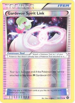 Pokemon Card - XY: Steam Siege 101/114 - GARDEVOIR SPIRIT LINK (reverse holo)