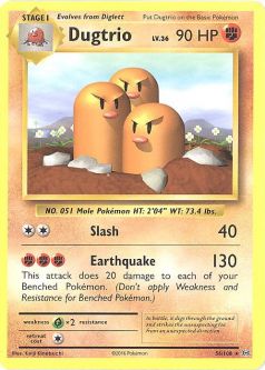 Pokemon Card - XY: Evolutions 56/108 - DUGTRIO (rare)