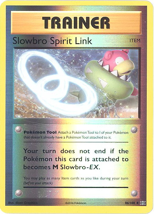 Pokemon Card XY Evolutions 86/108 SLOWBRO SPIRIT LINK