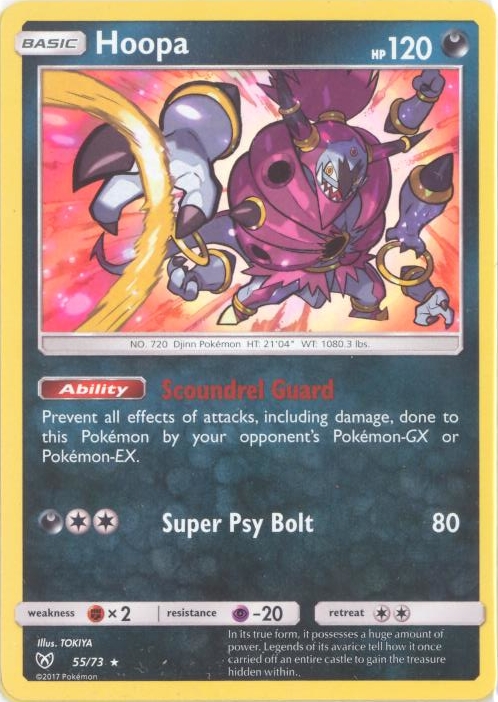 Pokemon Card - Shining Legends 55/73 - HOOPA (holo-foil)