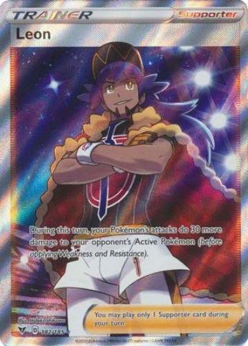 Pokemon factory Leon Full Art