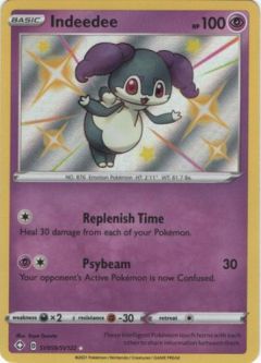 Pokemon Card - Shining Fates SV059/SV122 - INDEEDEE (shiny holo rare)