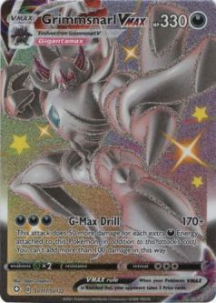 Pokemon Card - Shining Fates SV117/SV122 - GRIMMSNARL VMAX (shiny holo rare)