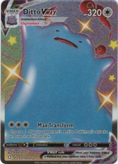 Pokemon Card - Shining Fates SV119/SV122 - DITTO VMAX (shiny holo rare)