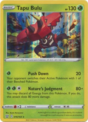 Auction Prices Realized Tcg Cards 2020 Pokemon Sword & Shield Tapu