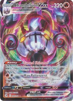 Pokemon Card - S&S: Fusion Strike 040/264 - CHANDELURE VMAX (holo-foil)