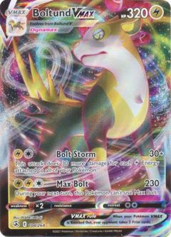 Pokemon Card - S&S: Fusion Strike 104/264 - BOLTUND VMAX (holo-foil)