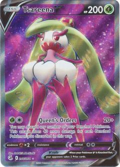 Pokemon Card - S&S: Fusion Strike 246/264 - TSAREENA V (holo-foil)