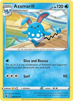 Pokemon Card - S&S: Fusion Strike 059/264 - AZUMARILL (rare)