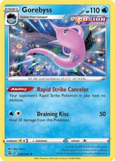 Pokemon Card - S&S: Fusion Strike 067/264 - GOREBYSS (rare)