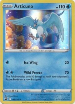 Pokemon Card - S&S: Silver Tempest 036/195 - ARTICUNO (holo-foil)