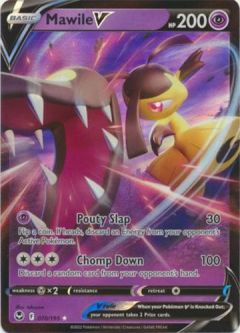 Pokemon Card - S&S: Silver Tempest 070/195 - MAWILE V (holo-foil)