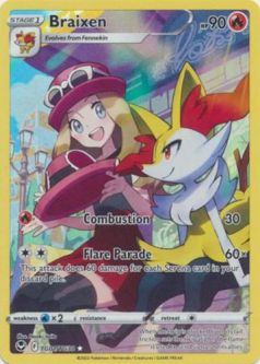 Pokemon Card - S&S: Silver Tempest TG01/TG30 - BRAIXEN (holo-foil)