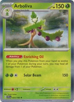 Pokemon Card - Scarlet & Violet 023/198 - ARBOLIVA (holo-foil)