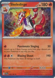 Pokemon Card - Scarlet & Violet 038/198 - SKELEDIRGE (holo-foil)