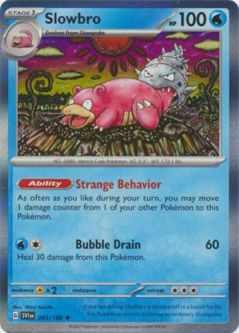 Pokemon Card - Scarlet & Violet 043/198 - SLOWBRO (holo-foil)