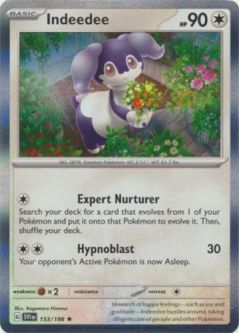 Pokemon Card - Scarlet & Violet 153/198 - INDEEDEE (holo-foil)