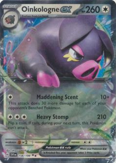 Pokemon Card - Scarlet & Violet 158/198 - OINKOLOGNE EX (holo-foil)