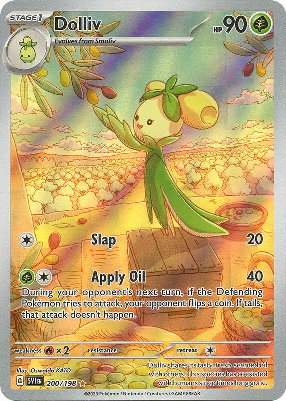 Pokemon Card - Scarlet & Violet 200/198 - DOLLIV (Illustration Rare)