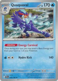 Pokemon Card - Scarlet & Violet 054/198 - QUAQUAVAL (theme deck exclusive rare)