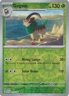 Pokemon Card - Scarlet & Violet 012/198 - GOGOAT (reverse holo)