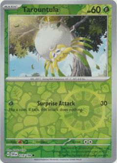 Pokemon Card - Scarlet & Violet 018/198 - TAROUNTULA (reverse holo)