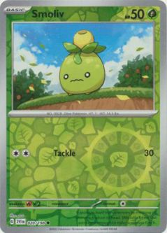 Pokemon Card - Scarlet & Violet 020/198 - SMOLIV (reverse holo)